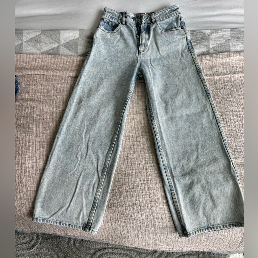 Sezane Le Crop Jeans in Edge Blue